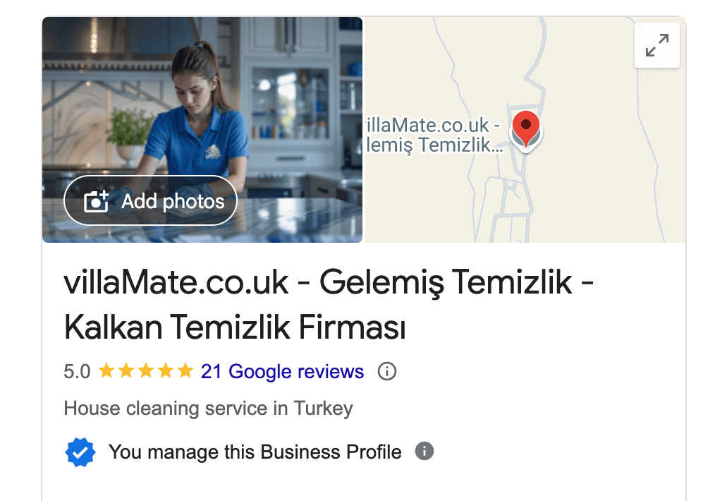 villa mate google