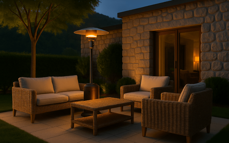 Heated Outdoor Seating Area saribelen