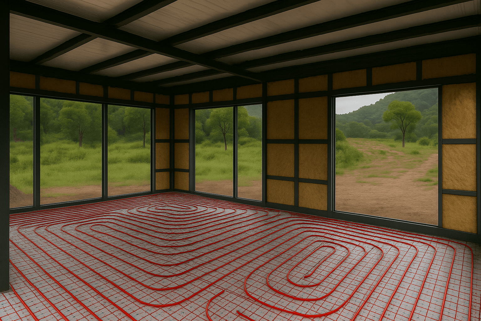 underfloor heating kalkan